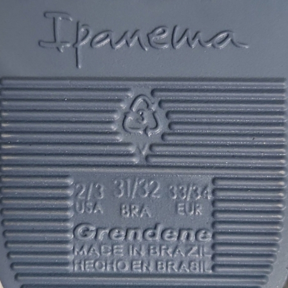 🔥FINAL💲⬇️Ipanema Blue Camouflage Urban Junior Slides/Flip Flops, Size 2/3~NWT - Picture 9 of 10